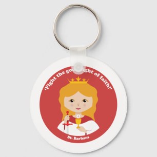St. Barbara Keychain