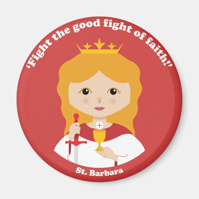 St. Barbara Magnet (Front)
