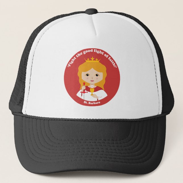 St. Barbara Trucker Hat (Front)