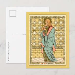 St. Barnabas the Apostle (RLS 02) Postcard 2