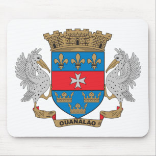 St. Barthelemy Coat of Arms Mouse Pad