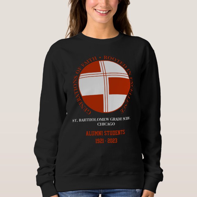 St. Bartholomew Grade School Alumni Sweatshirt (Front)