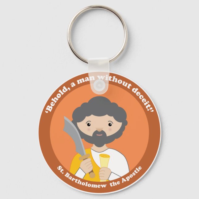 St. Bartholomew the Apostle Keychain (Front)