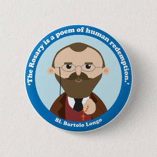 St. Bartolo Longo 2 Inch Round Button