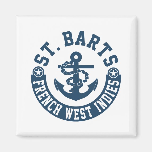 St. Barts French West Indies Magnet (Front)