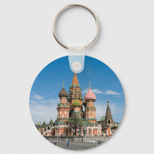 St.Basil Cathedral in Moscow Keychain
