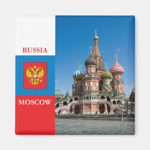 St.Basil Cathedral in Moscow Magnet