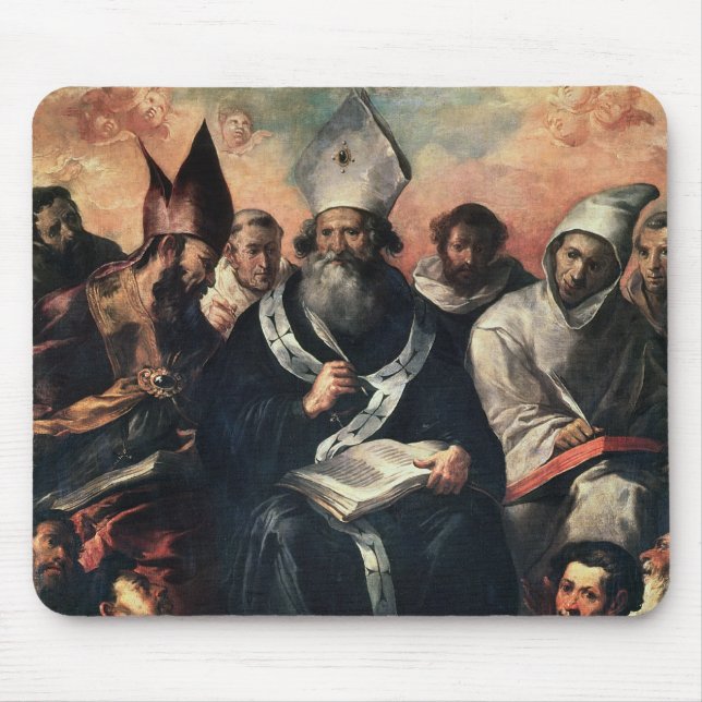 St. Basil Dictating his Doctrine Mouse Pad (Front)