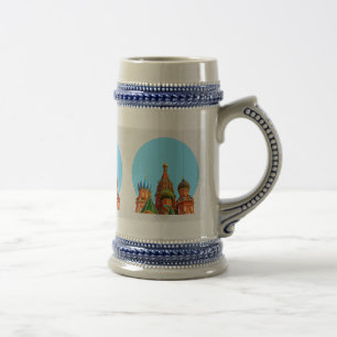 St. Basil's cathedral Beer Stein