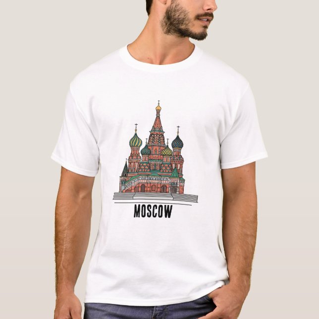 St Basil's Cathedral Moscow T-Shirt (Front)