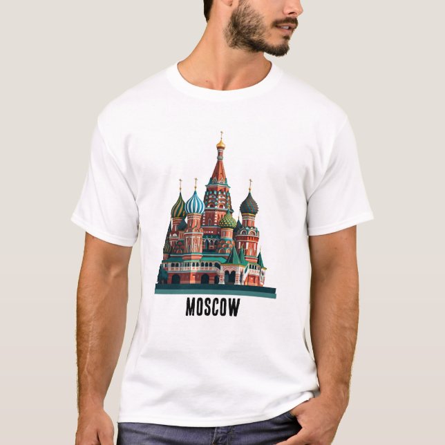 St Basil's Cathedral Moscow T-Shirt (Front)