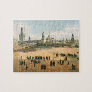 St. Basil's Cathedral seen from the Kremlin, from Jigsaw Puzzle
