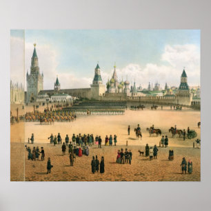 St. Basil's Cathedral seen from the Kremlin, from Poster
