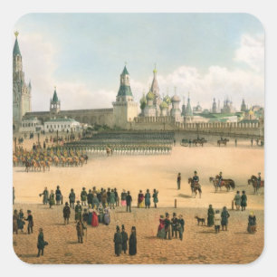 St. Basil's Cathedral seen from the Kremlin, from Square Sticker