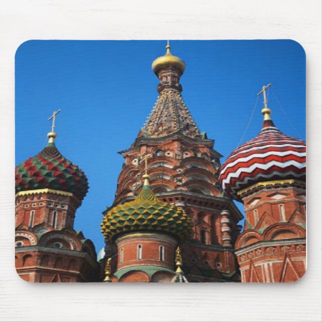 St-Basil's-Moscow, on a mousepad (Front)