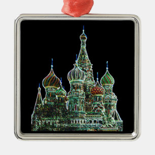St Basils Neon Metal Ornament