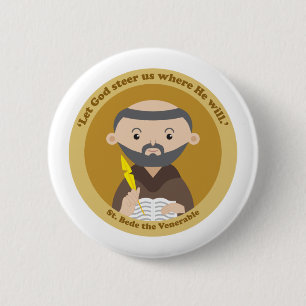 St. Bede the Venerable 2 Inch Round Button