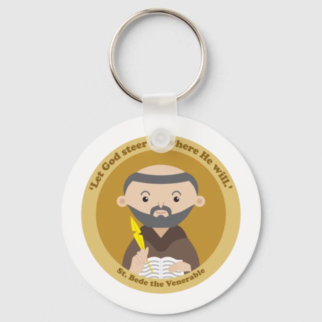 St. Bede the Venerable Keychain (Front)