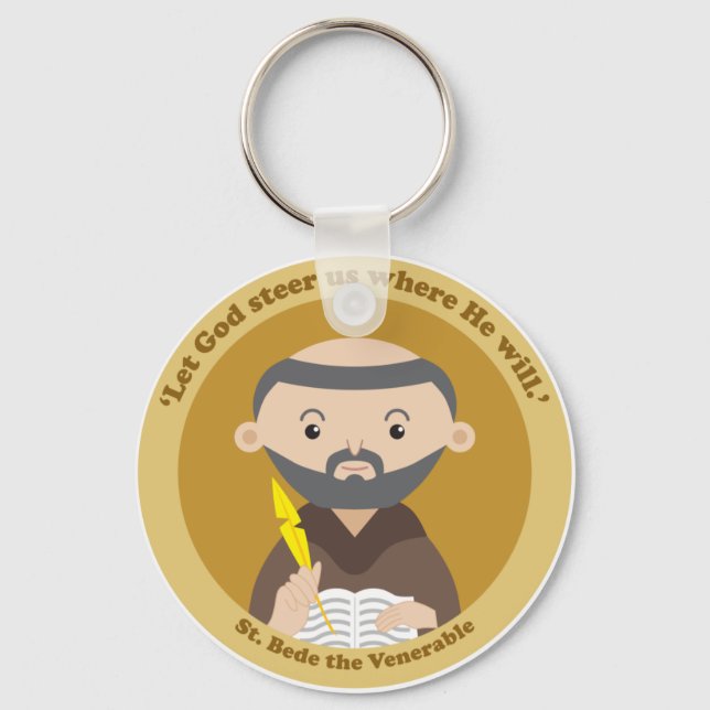 St. Bede the Venerable Keychain (Front)