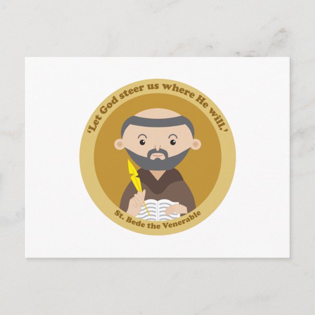 St. Bede the Venerable Postcard (Front)