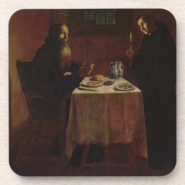 St. Benedict Blessing St. Maur Coaster (Front)