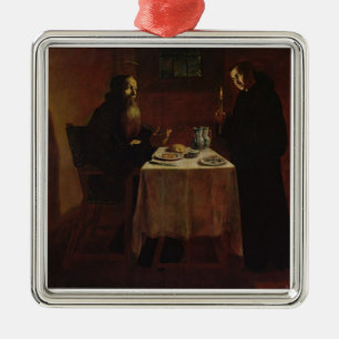 St. Benedict Blessing St. Maur Metal Ornament