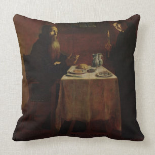 St. Benedict Blessing St. Maur Throw Pillow