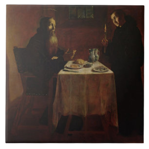 St. Benedict Blessing St. Maur Tile