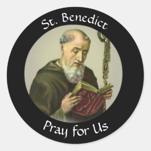 St. Benedict  Feast July 11 Classic Round Sticker
