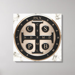 St. Benedict Medal Canvas Print