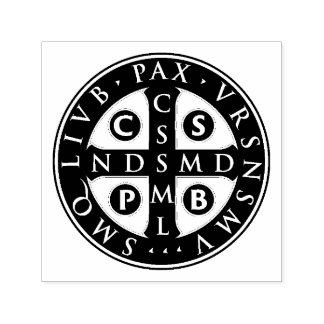 St. Benedict Medal Design Self-inking Stamp