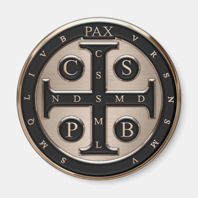 St. Benedict Medal Magnet (Front)
