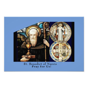 St. Benedict of Nursia  Photo Print
