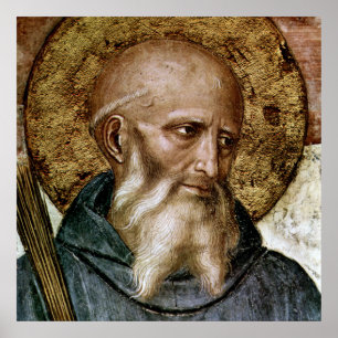 St. Benedict of Nursia Poster