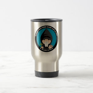 St Benedict of Nursia Travel Mug