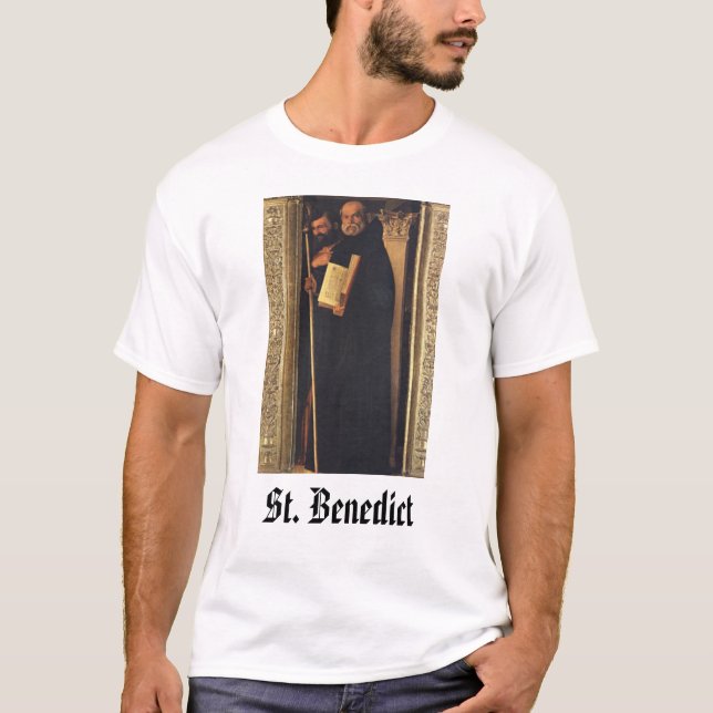 St Benedict, St. Benedict T-Shirt (Front)