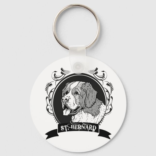 ST. BERNARD (3) KEYCHAIN (Front)