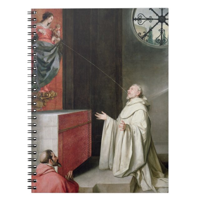 St. Bernard and the Virgin Notebook (Front)
