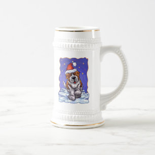 St. Bernard Christmas Beer Stein
