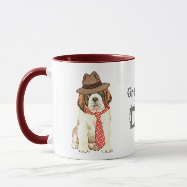 St. Bernard Dad Mug (Left)