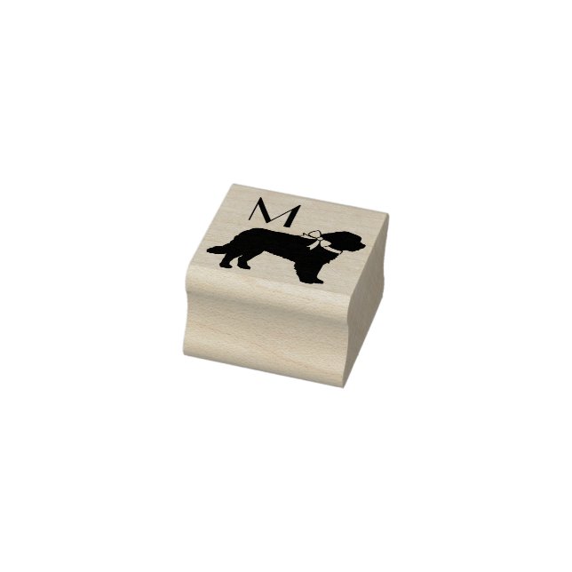 St. Bernard Dog Puppy Rubber Stamp (Stamp)