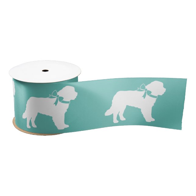 St. Bernard Dog Puppy Satin Ribbon (Spool)