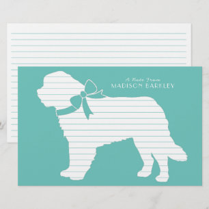 St. Bernard Dog Puppy Stationery