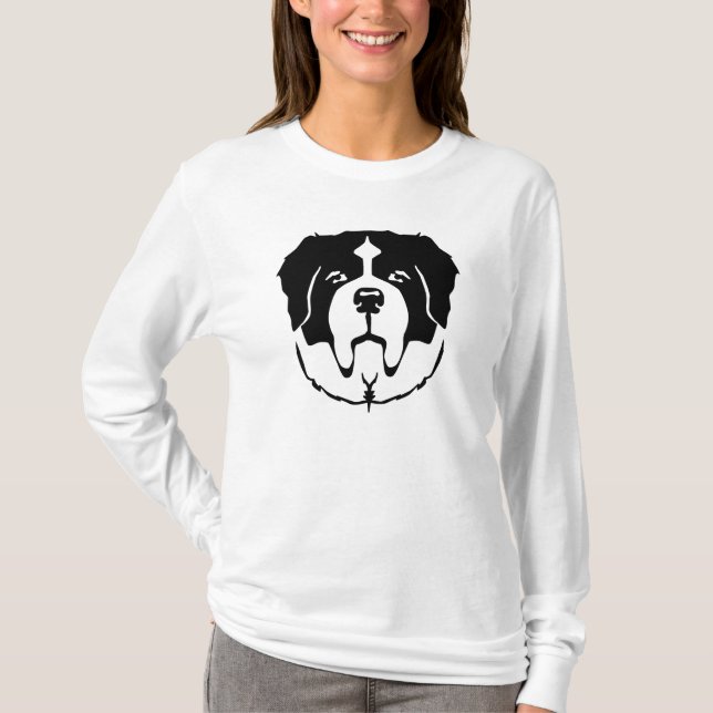 St. Bernard face T-Shirt (Front)