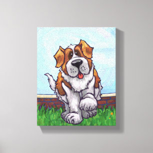 St. Bernard Gifts & Accessories Canvas Print