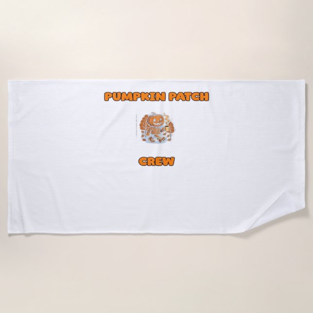 St. Bernard Halloween Thanksgiving Christmas Class Beach Towel (Front)
