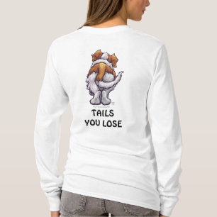 St. Bernard Heads I Win Tails You Lose T-Shirt