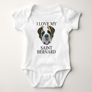 ST BERNARD Love! Baby Bodysuit