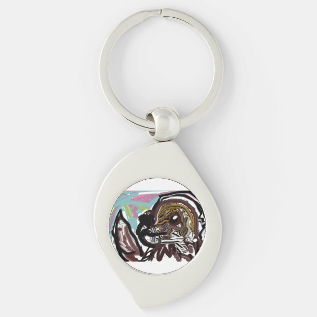 st bernard love keychain (Front)