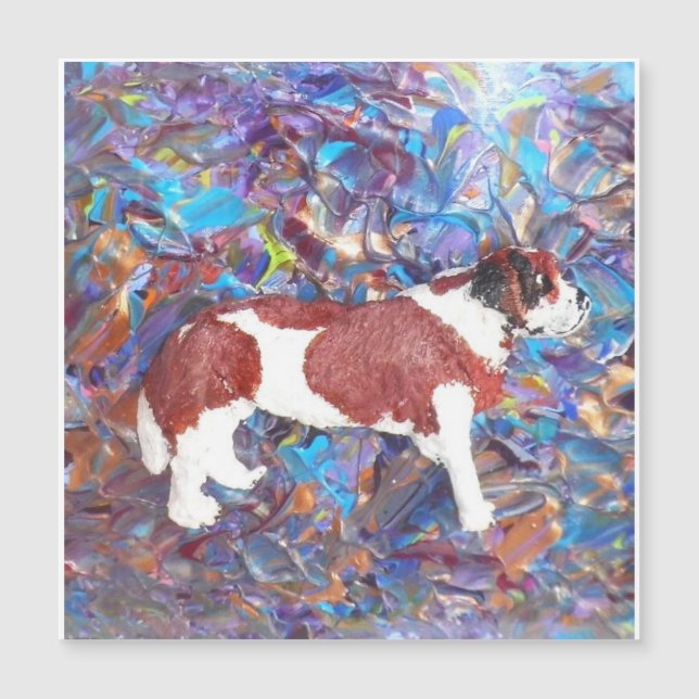 St. Bernard Magnetic Card (Front)